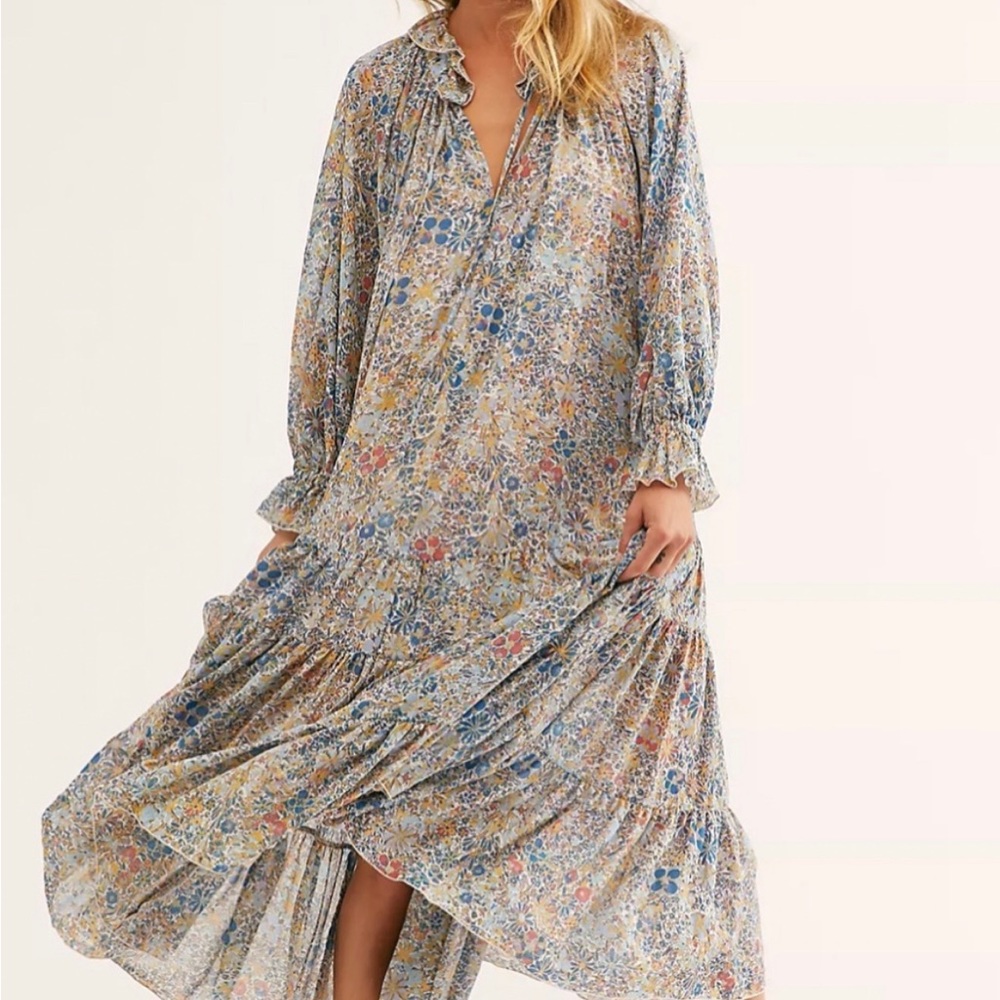 Feeling Groovy Anthro Maxi